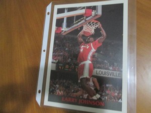 1992 Front Row Larry Johnson oversi...