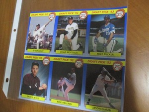 Uncut sheet of 1992 Front Row draft...
