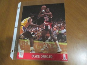 Official NBA photo of Clyde Drexler...