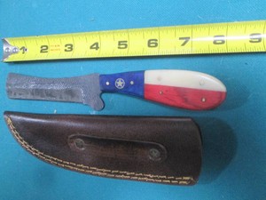 Hand crafted knife with sheath...
