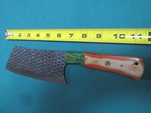 Hand crafted knife with sheath...