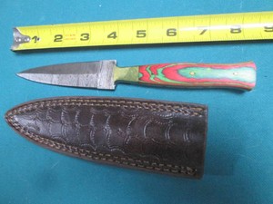 Damascus style knife, hand crafted ...