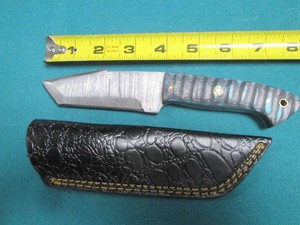 Damascus style knife, hand crafted ...
