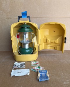 Coleman 220K double mantle lantern in case