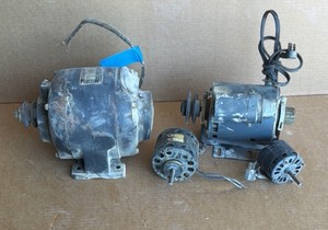 (4) Motors MASTER motor 12 hp, 1.5HP, Redmond, and 2 more