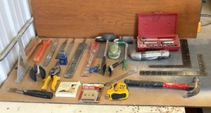 Craftsman rachet set, Snap-on angled drill, Metal files
