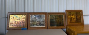 (4) Prints by acclaimed wildlife artist David Maass