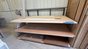 Horizontal Steel Rack With Wood