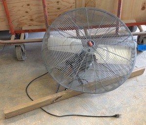 Industrial Dayton oscillating fan