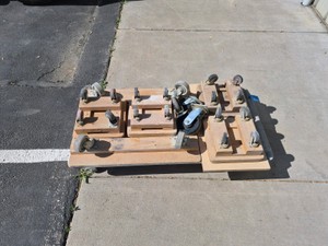 (4) Custom made floor dollies