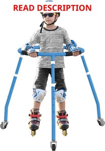GanFindX Skater Aid for Kids Roller Skating, Roller Skate Trainer for Kids Toddler Adjustable Height Outdoor Training Walker