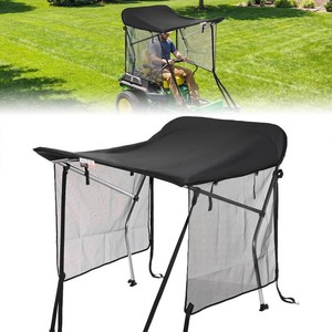 $120 KEMIMOTO Shade Canopy for Zero Turn Lawn Mower, High Visibility Left and Right Sunshades with UV Protection, Reduce Heat and Glare, Compatible with John Deere, Cub Cadet, Kubota, Troy-Bilt & Others