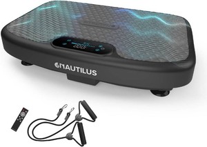 $200 Nautilus Vibratone Pro Vibration Plate Exercise Machine for Lymphatic Drainage, Muscle Activation, Full Body Workout, Circulation, Fat Loss, Strength Training, Toning, Recovery