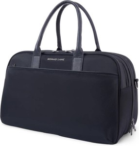 $298 Nomad Lane Carry-On Luggage Duffel Bag, Durable & Lightweight Suitcase. Bento Bag, Personal Item Weekender Travel Bag for Men & Women, Black