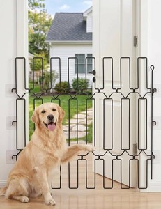 Metal Telescopic Gate for Pet, Extra Tall 31 Height, Adjustable Width 25-40 Inches, Retractable Pet Barrier, Black Steel Safety Barrier for Doorways, Hallways, Stairs (25inch)