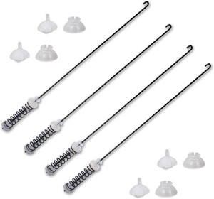 4PC Washer Suspension Rod Replaces W10780048 For Admiral ATW4675YQ1 Whirlpool WTW4800XQ4 WTW4800XQ0 WTW4800XQ1 WTW4800XQ2 Maytag MVWC200XW2 MVWC200XW1 Amana NTW4600YQ1 NTW4650YQ0 RTW4640YQ1 RTW4640YQ0