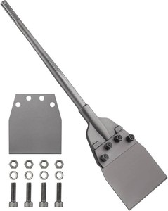 SDS Max Floor Scraper with Replaceable Blade, Firecore 6 Inch Thinset Removal Chisel Bits Scaling Chisel for SDS Max Rotary Hammer Drill, Steel Shovel Bits for Removing Vinyl Flooring VCT Tiles Mortar
