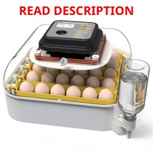 $120 MATICOOPX 30 Egg Incubator with Humidity Display, Egg Candler, Automatic Egg Turner, for Hatching Chickens