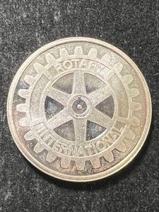 1 TROY OZ .999 FINE SILVER ROTARY INTERNATIONAL ROUND