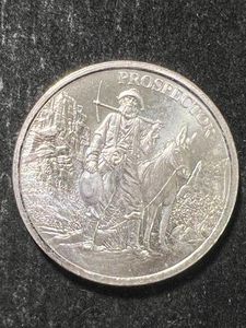 1 TROY OZ .999 FINE SILVER PROSPECTOR ROUND