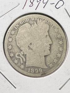 1899-O US BARBER HALF DOLLAR