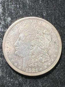 1921-D US MORGAN SILVER DOLLAR