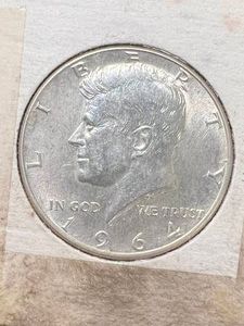 1964 US KENNEDY HALF DOLLAR BU