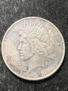 1928-D US PEACE SILVER DOLLAR