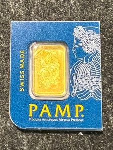 1 GRAM .999 FINE GOLD PAMP BAR