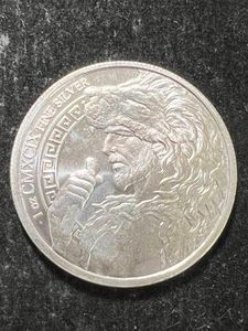 1 TROY OZ .999 FINE SILVER STYMPHALIAN BIRDS ROUND