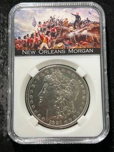 1891-O US MORGAN SILVER DOLLAR SLABBED