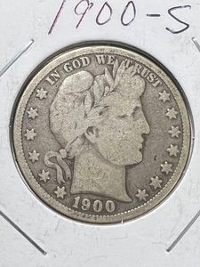 1900-S US BARBER HALF DOLLAR