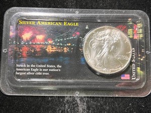 1987 AMERICAN SILVER EAGLE IN CASE