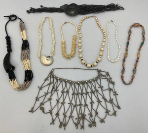 Vintage Misc. Costume Jewelry Including Shell Necklace And More
