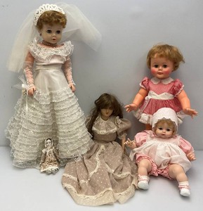 Misc. Vintage Large Dolls Largest 29