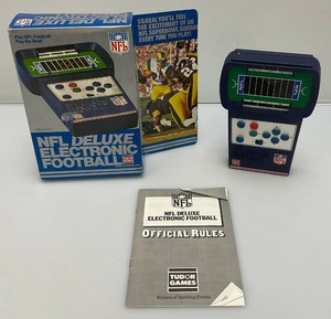 Vintage 1980s NFL Deluxe Electronic Football Game In original Box (NEW Old Stock)