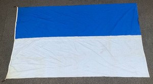 Vintage San marino Civil Flag (No Seal) Roughly 62 x 98