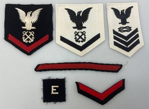 Misc. 1940 Naval Patches Some Dated On Back See Photos