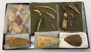 Group Of Misc. Native American Artifacts Including Arrow Heads And More