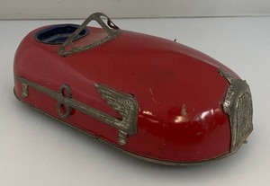 Vintage 1920s Lindstrom Metal Bumper Car With Key (Seems To Work) May need A Little Oil