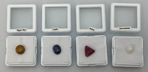 Misc. Jewelry Stones In Protective Sleeves