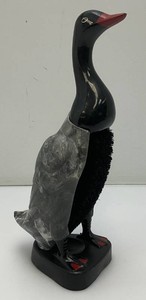 1950s Marbled Bakelite Dandy Duck Standing Valet Clothes Brush England 11 34
