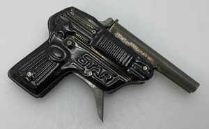 Vintage Miniature STAR Clicker Gun Made In Japan 3 14 Long Very Cool