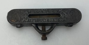 Antique 1800s Ornate Cast Iron STANLEY Pocket Line Level