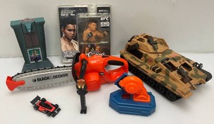Misc. Vintage Toys Including Tonka Race Car, UFC Action Figure And More