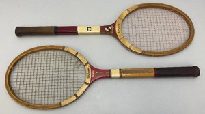 Vintage Wilson Trophy And Embassy Tennis Rackets
