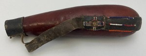 Antique Traitional MAASAI Milk Or Blood Drinking Gourd From Kenya With Bead Work 16