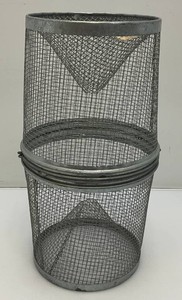 Vintage Galvanized Minnow Trap 17
