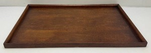 Vintage Mid-Century 19 x 29 Mahogany Serving Tray