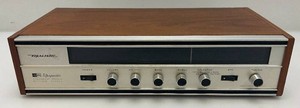 Vintage Realistic Rhapsodie Component Stereo Reciever System With Wood Cover